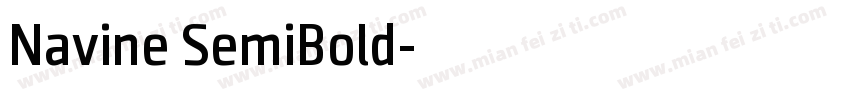 Navine SemiBold字体转换